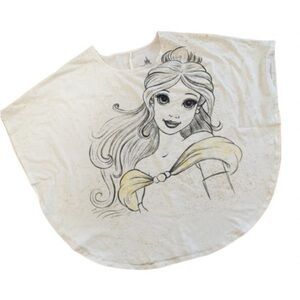 🌞 50% OFF! DisneyParks Belle Disney Princess Short Sleeved Poncho Top Women’s XL